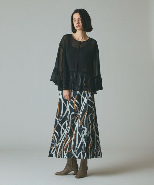 GRACE CONTINENTAL / グレースコンチネンタル その他トップス | シフォンフリルポンチョ | 詳細14