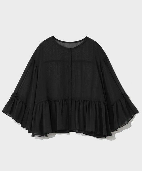 GRACE CONTINENTAL / グレースコンチネンタル その他トップス | シフォンフリルポンチョ | 詳細16