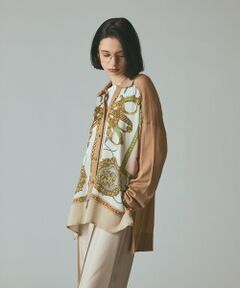 GRACE CONTINENTAL / グレースコンチネンタル カーディガン・ボレロ | スカーフコンビカーディガン