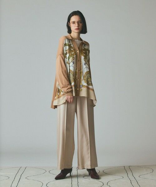 GRACE CONTINENTAL / グレースコンチネンタル カーディガン・ボレロ | スカーフコンビカーディガン | 詳細3