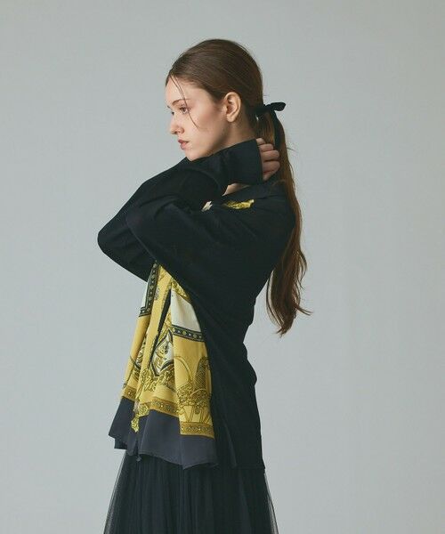 GRACE CONTINENTAL / グレースコンチネンタル カーディガン・ボレロ | スカーフコンビカーディガン | 詳細11