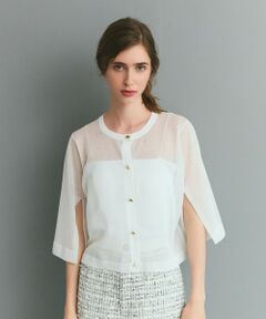 GRACE CONTINENTAL / グレースコンチネンタル カーディガン・ボレロ | ニットシアーケープカーディガン