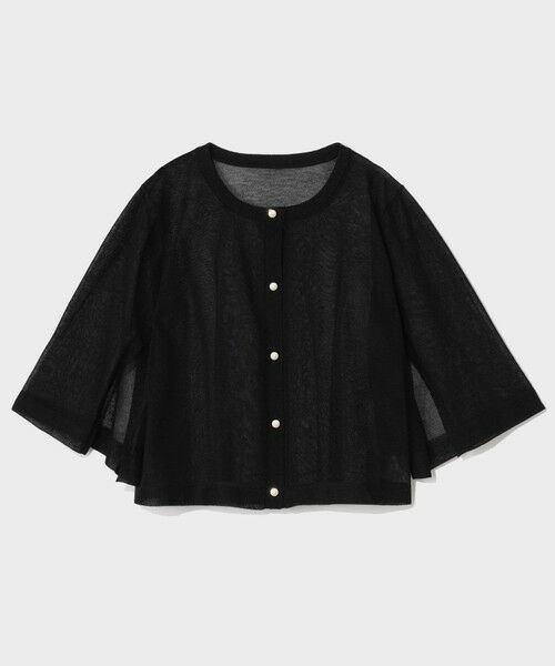 GRACE CONTINENTAL / グレースコンチネンタル カーディガン・ボレロ | ニットシアーケープカーディガン | 詳細6