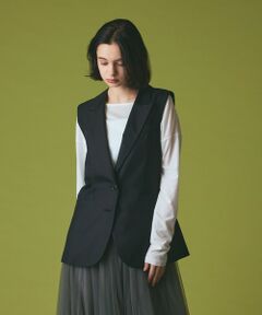 GRACE CONTINENTAL / グレースコンチネンタル ベスト | シルクツイルジレ