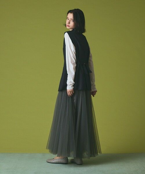 GRACE CONTINENTAL / グレースコンチネンタル ベスト | シルクツイルジレ | 詳細2