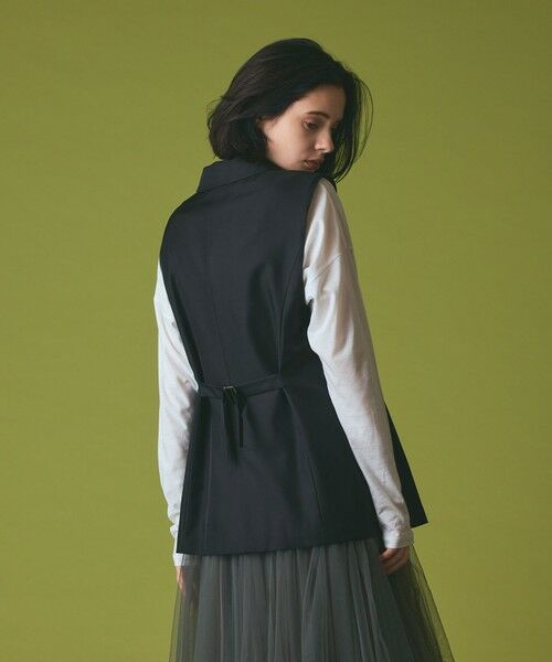GRACE CONTINENTAL / グレースコンチネンタル ベスト | シルクツイルジレ | 詳細3