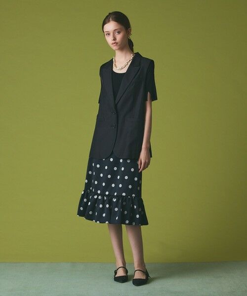 GRACE CONTINENTAL / グレースコンチネンタル ベスト | シルクツイルジレ | 詳細6