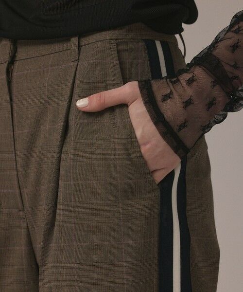GRACE CONTINENTAL / グレースコンチネンタル その他パンツ | サイドラインパンツ | 詳細8