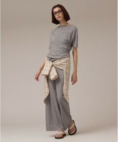 GRACE CONTINENTAL / グレースコンチネンタル その他パンツ | ラメリブジャージパンツ