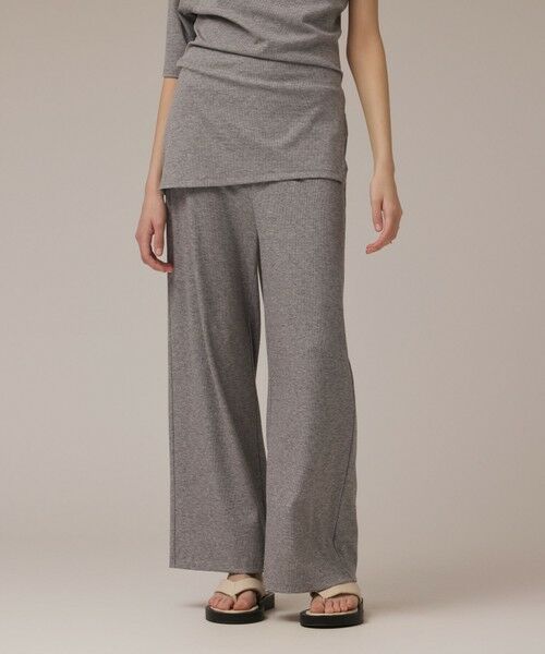 GRACE CONTINENTAL / グレースコンチネンタル その他パンツ | ラメリブジャージパンツ | 詳細3