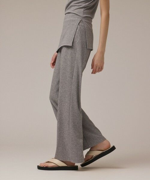 GRACE CONTINENTAL / グレースコンチネンタル その他パンツ | ラメリブジャージパンツ | 詳細4