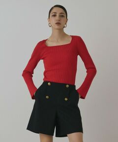 GRACE CONTINENTAL / グレースコンチネンタル その他パンツ | ダブルボタンショートパンツ