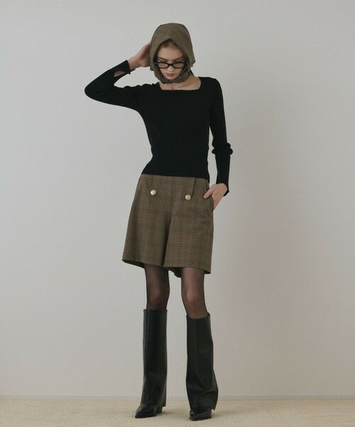 GRACE CONTINENTAL / グレースコンチネンタル その他パンツ | ダブルボタンショートパンツ | 詳細14