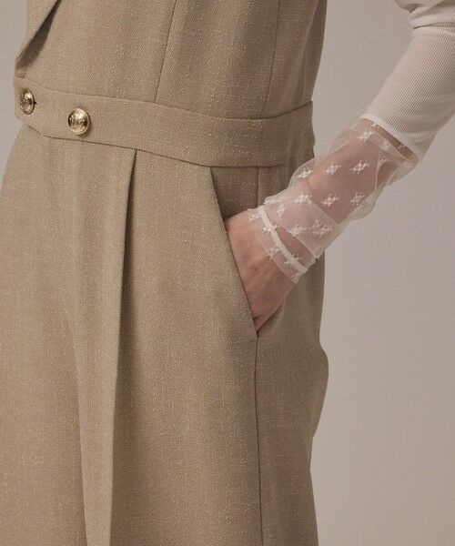 GRACE CONTINENTAL / グレースコンチネンタル サロペット・オールインワン | ツイードテーラーサロペット | 詳細6