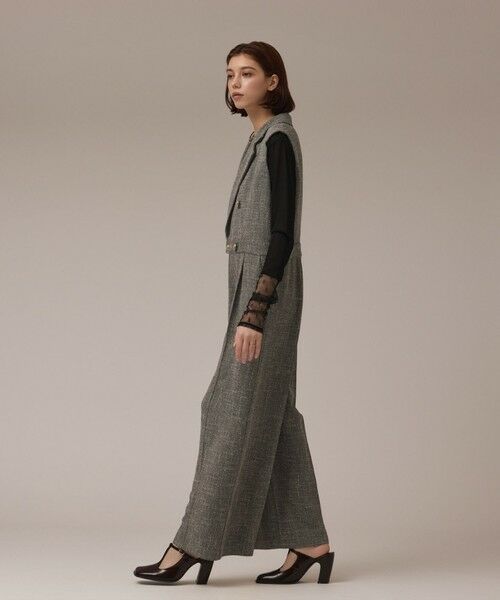 GRACE CONTINENTAL / グレースコンチネンタル サロペット・オールインワン | ツイードテーラーサロペット | 詳細14