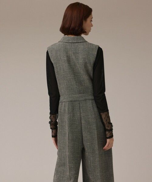 GRACE CONTINENTAL / グレースコンチネンタル サロペット・オールインワン | ツイードテーラーサロペット | 詳細17