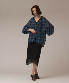 GRACE CONTINENTAL / グレースコンチネンタル ロング・マキシ丈スカート | フロッキーレーススカート