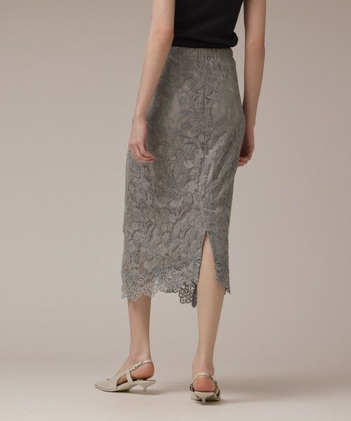 GRACE CONTINENTAL / グレースコンチネンタル ロング・マキシ丈スカート | フロッキーレーススカート | 詳細5