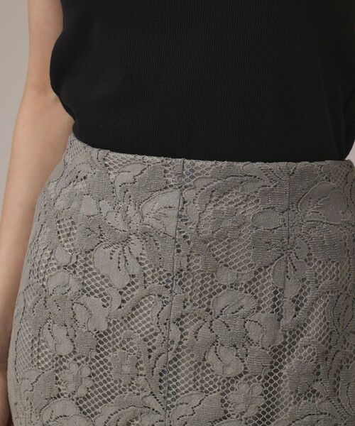 GRACE CONTINENTAL / グレースコンチネンタル ロング・マキシ丈スカート | フロッキーレーススカート | 詳細6