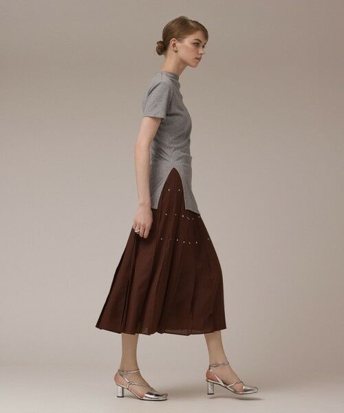 GRACE CONTINENTAL / グレースコンチネンタル ロング・マキシ丈スカート | メタルホットフィットスカート | 詳細1