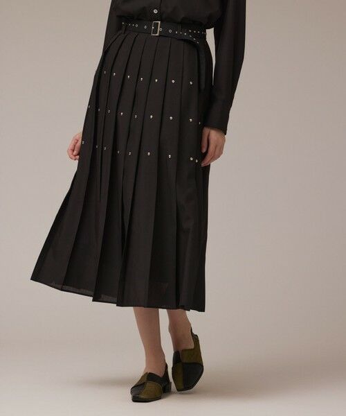 GRACE CONTINENTAL / グレースコンチネンタル ロング・マキシ丈スカート | メタルホットフィットスカート | 詳細9