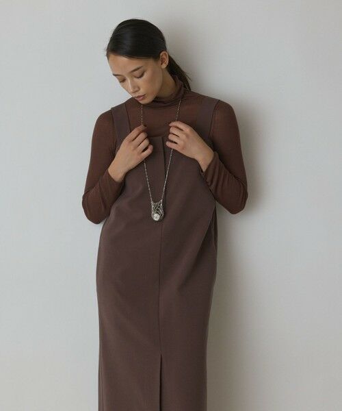 GRACE CONTINENTAL / グレースコンチネンタル ロング・マキシ丈スカート | スーツ地ジャンパ−スカート | 詳細3