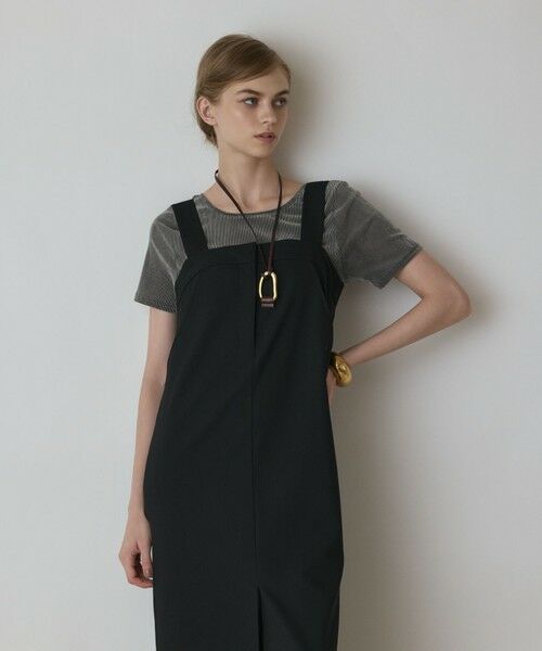 GRACE CONTINENTAL / グレースコンチネンタル ロング・マキシ丈スカート | スーツ地ジャンパ−スカート | 詳細9