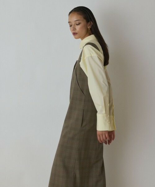 GRACE CONTINENTAL / グレースコンチネンタル ロング・マキシ丈スカート | スーツ地ジャンパ−スカート | 詳細18