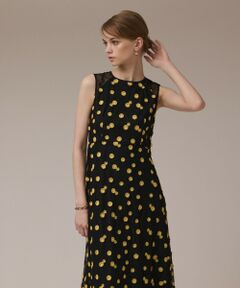 GRACE CONTINENTAL / グレースコンチネンタル ロング・マキシ丈ワンピース | バイカラーレースワンピース