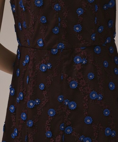 GRACE CONTINENTAL / グレースコンチネンタル ロング・マキシ丈ワンピース | バイカラーレースワンピース | 詳細10