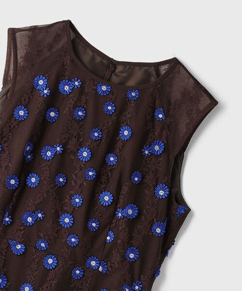 GRACE CONTINENTAL / グレースコンチネンタル ロング・マキシ丈ワンピース | バイカラーレースワンピース | 詳細13