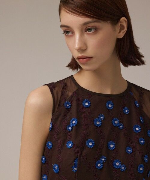 GRACE CONTINENTAL / グレースコンチネンタル ロング・マキシ丈ワンピース | バイカラーレースワンピース | 詳細6