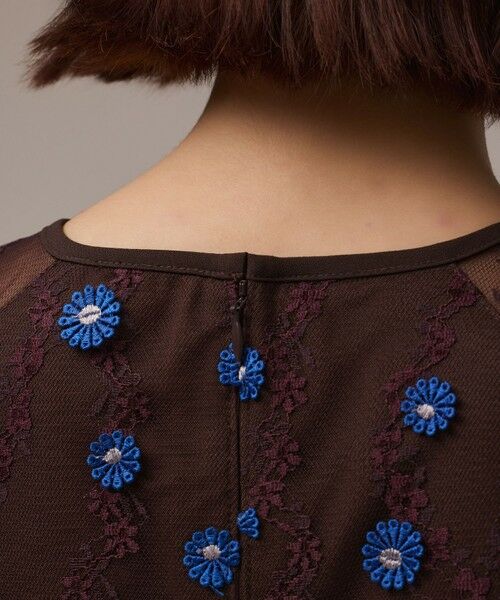 GRACE CONTINENTAL / グレースコンチネンタル ロング・マキシ丈ワンピース | バイカラーレースワンピース | 詳細9