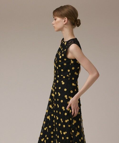 GRACE CONTINENTAL / グレースコンチネンタル ロング・マキシ丈ワンピース | バイカラーレースワンピース | 詳細17