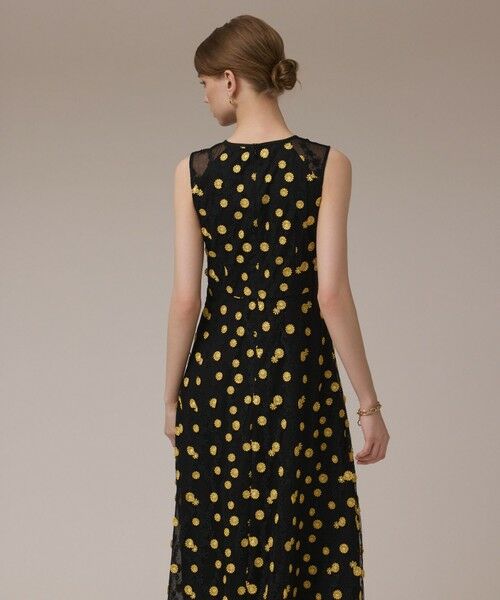GRACE CONTINENTAL / グレースコンチネンタル ロング・マキシ丈ワンピース | バイカラーレースワンピース | 詳細18