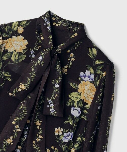 GRACE CONTINENTAL / グレースコンチネンタル ロング・マキシ丈ワンピース | フラワープリントティアードワンピース | 詳細18