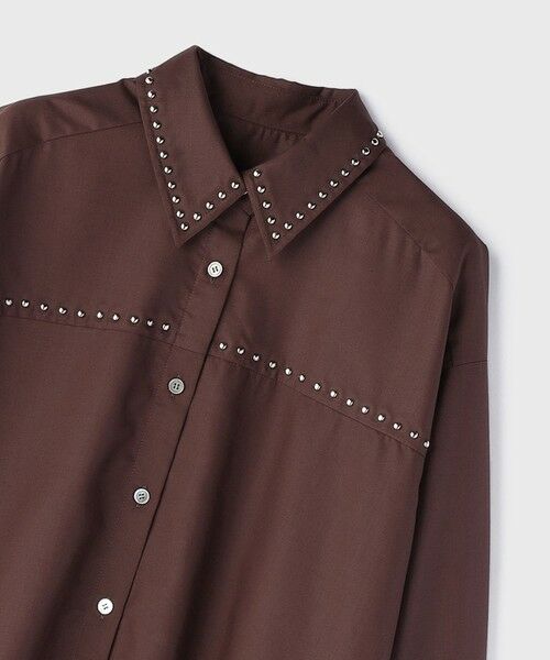 GRACE CONTINENTAL / グレースコンチネンタル シャツ・ブラウス | メタルホットフィットシャツ | 詳細11