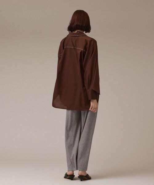 GRACE CONTINENTAL / グレースコンチネンタル シャツ・ブラウス | メタルホットフィットシャツ | 詳細2