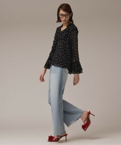 GRACE CONTINENTAL / グレースコンチネンタル シャツ・ブラウス | ラッフルドットトップ