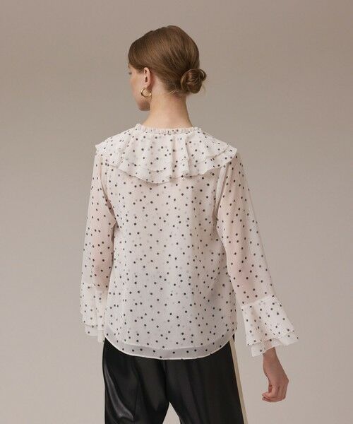 GRACE CONTINENTAL / グレースコンチネンタル シャツ・ブラウス | ラッフルドットトップ | 詳細4