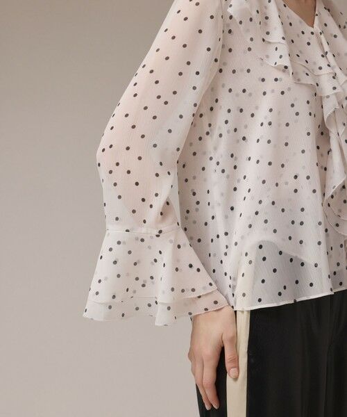 GRACE CONTINENTAL / グレースコンチネンタル シャツ・ブラウス | ラッフルドットトップ | 詳細6