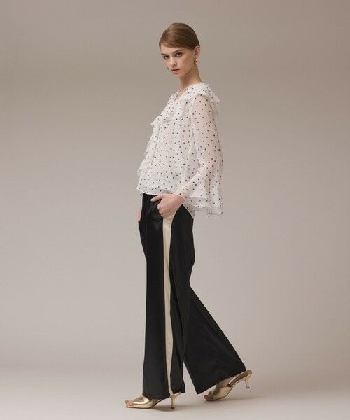 GRACE CONTINENTAL / グレースコンチネンタル シャツ・ブラウス | ラッフルドットトップ | 詳細2
