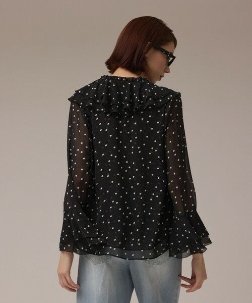 GRACE CONTINENTAL / グレースコンチネンタル シャツ・ブラウス | ラッフルドットトップ | 詳細12