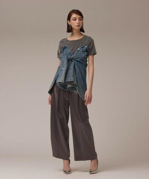 GRACE CONTINENTAL / グレースコンチネンタル シャツ・ブラウス | デニム2WAYシャツ | 詳細1