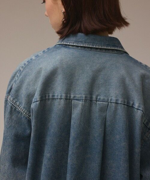 GRACE CONTINENTAL / グレースコンチネンタル シャツ・ブラウス | デニム2WAYシャツ | 詳細11