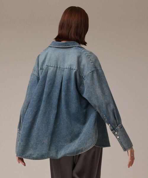 GRACE CONTINENTAL / グレースコンチネンタル シャツ・ブラウス | デニム2WAYシャツ | 詳細12
