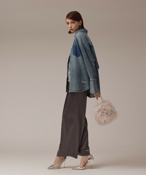 GRACE CONTINENTAL / グレースコンチネンタル シャツ・ブラウス | デニム2WAYシャツ | 詳細13