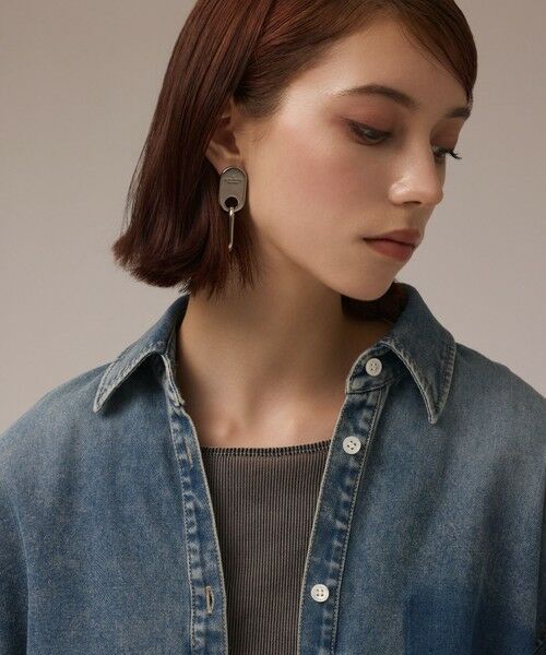 GRACE CONTINENTAL / グレースコンチネンタル シャツ・ブラウス | デニム2WAYシャツ | 詳細5