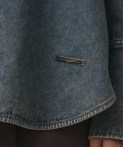 GRACE CONTINENTAL / グレースコンチネンタル シャツ・ブラウス | デニム2WAYシャツ | 詳細7
