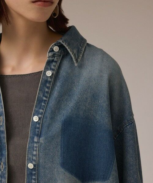 GRACE CONTINENTAL / グレースコンチネンタル シャツ・ブラウス | デニム2WAYシャツ | 詳細8